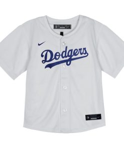 Alternative view of Shohei Ohtani Los Angeles Dodgers Nike Toddler Home Game Player Jersey - White