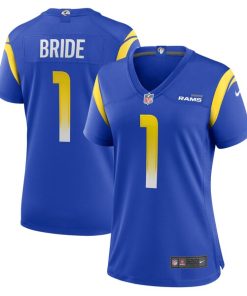 Number 1 Bride Los Angeles Rams Nike Women's Game Jersey - Royal