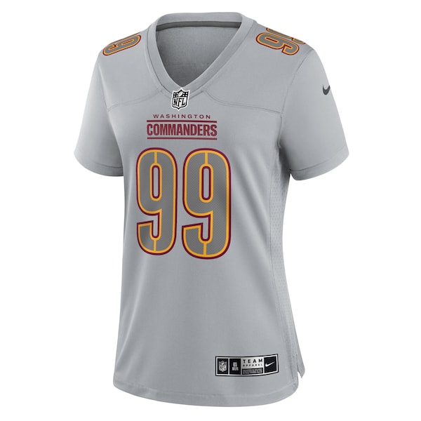 Chase Young Washington Commanders Nike Women's Atmosphere Fashion Game Jersey - Gray - Image 2