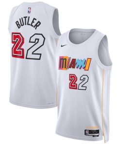 Jimmy Butler Miami Heat Nike Unisex 2022/23 Swingman Jersey - City Edition - White