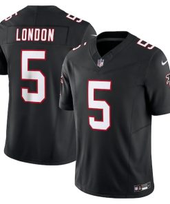 Drake London Atlanta Falcons Nike Vapor F.U.S.E. Limited Jersey - Black/Red