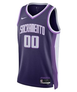 Alternative view of Sacramento Kings Nike Unisex 2025/26 City Edition Swingman Custom Jersey - Purple