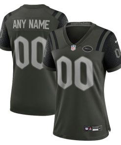 New York Jets Nike Women's 2025 Rivalries Collection Custom Game Jersey - Gotham Green