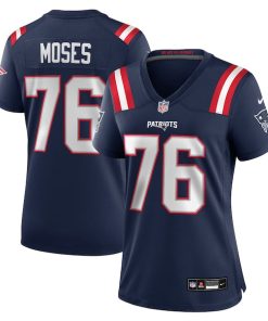 Morgan Moses New England Patriots Nike Women's Team Game Jersey -  Navy