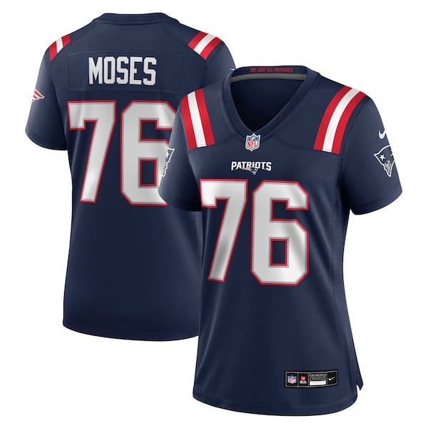 Morgan Moses New England Patriots Nike Women's Team Game Jersey - Navy