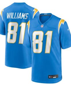 Mike Williams Los Angeles Chargers Nike Team Game Jersey -  Powder Blue
