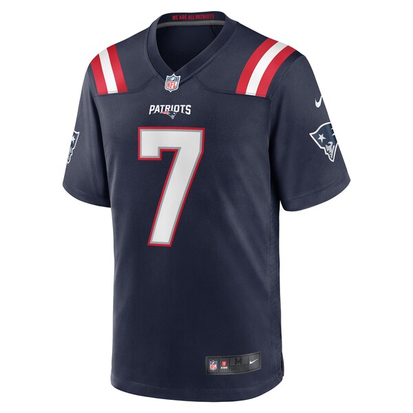 Jacoby Brissett New England Patriots Nike Game Jersey - Navy - Image 2