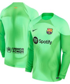 Barcelona Nike 2022/23 Stadium Replica Goalkeeper Jersey - Green
