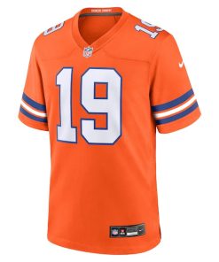 Alternative view of Marvin Mims Jr Denver Broncos Nike Mile High Collection 1977 Throwback Player Game Jersey - Orange