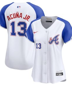 Ronald Acu?a Jr. Atlanta Braves Nike Women's City Connect Limited Player Jersey - White