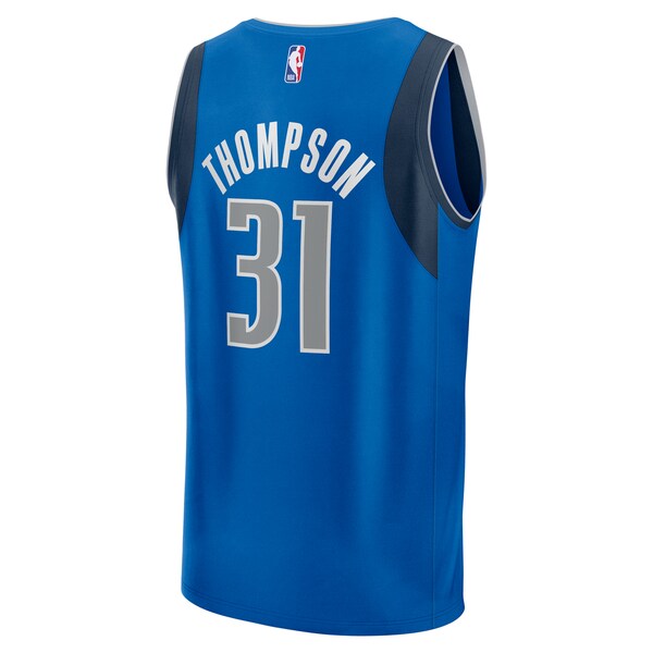 Klay Thompson Dallas Mavericks Fast Break Replica Player Jersey - Icon Edition - Blue - Image 5