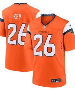 Devon Key Denver Broncos Nike Team Game Jersey -  Orange