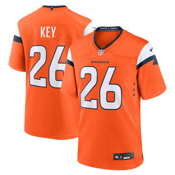 Devon Key Denver Broncos Nike Team Game Jersey - Orange