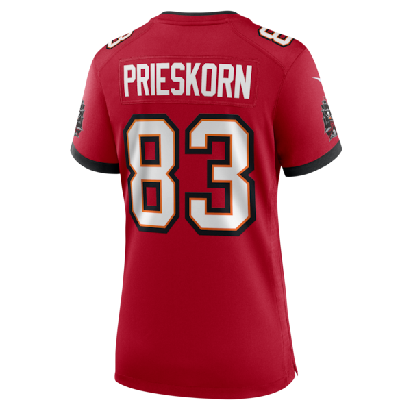 Caden Prieskorn Tampa Bay Buccaneers Nike Women's Team Game Jersey - Red - Image 3