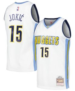 Nikola Jokic Denver Nuggets 2016/17 Throwback Swingman Jersey - White