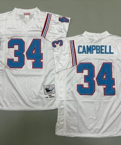 Earl Campbell Houston Oilers Authentic Throwback Retired Player Jersey