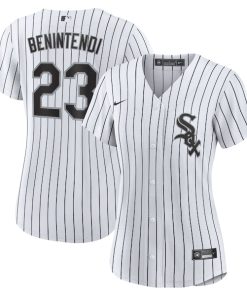 Andrew Benintendi Chicago White Sox Nike Women's Home Official Player Jersey - White/Black