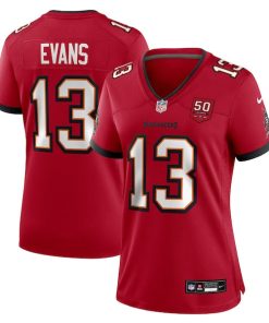 Mike Evans Tampa Bay Buccaneers Nike Women's 50th Season Team Game Jersey - Red/White