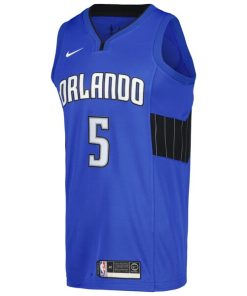 Alternative view of Paolo Banchero Orlando Magic Nike Swingman Player Jersey - Statement Edition - Royal