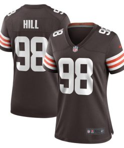 Trysten Hill Cleveland Browns Nike Women's Game Jersey - Brown