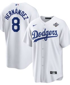 Enrique Hern¨¢ndez Los Angeles Dodgers Nike 2025 World Series Home Replica Player Jersey - White