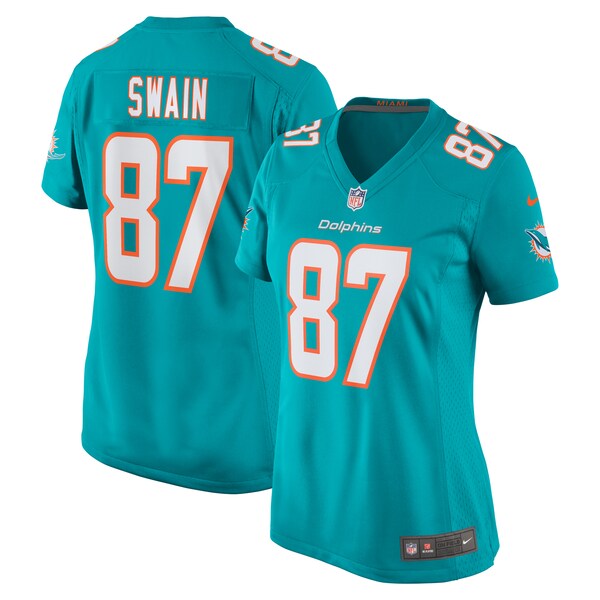 Freddie Swain Miami Dolphins Nike Women's Game Jersey - Aqua