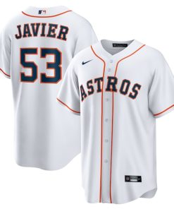 Cristian Javier Houston Astros Nike Home Replica Jersey - White