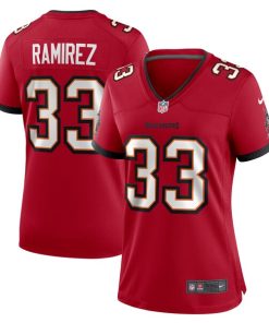 Alternative view of Jose Ramirez Tampa Bay Buccaneers Nike Women's  Game Jersey -  Red