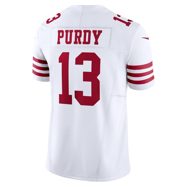 Brock Purdy San Francisco 49ers Nike Vapor F.U.S.E. Limited Jersey - White - Image 4
