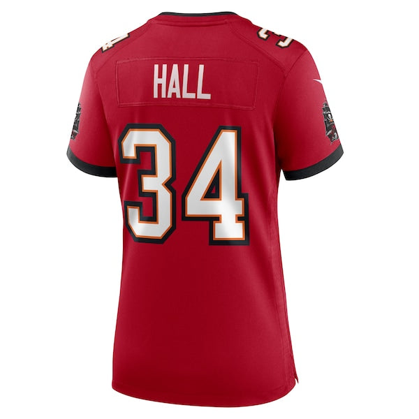 Bryce Hall Tampa Bay Buccaneers Nike Women's Team Game Jersey - Red - Image 3