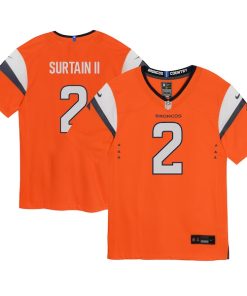 Patrick Surtain II Denver Broncos Nike Preschool Game Jersey - Orange