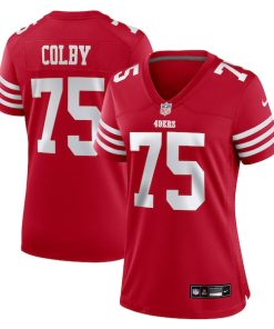 Connor Colby San Francisco 49ers Nike Women's Team Game Jersey -  Scarlet