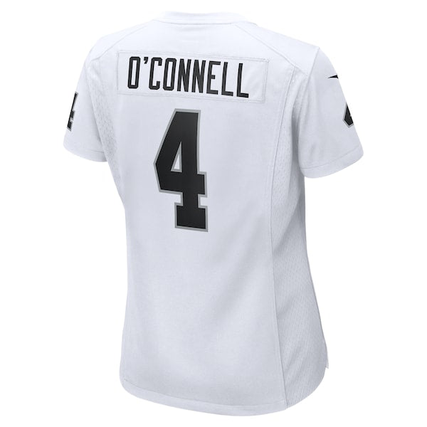 Aidan O'Connell Las Vegas Raiders Nike Women's Game Jersey - White - Image 3