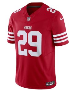 Alternative view of Talanoa Hufanga San Francisco 49ers Nike Vapor F.U.S.E. Limited Jersey - Scarlet