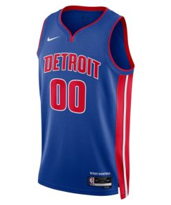 Alternative view of Detroit Pistons Nike Unisex Swingman Custom Jersey Blue - Icon Edition