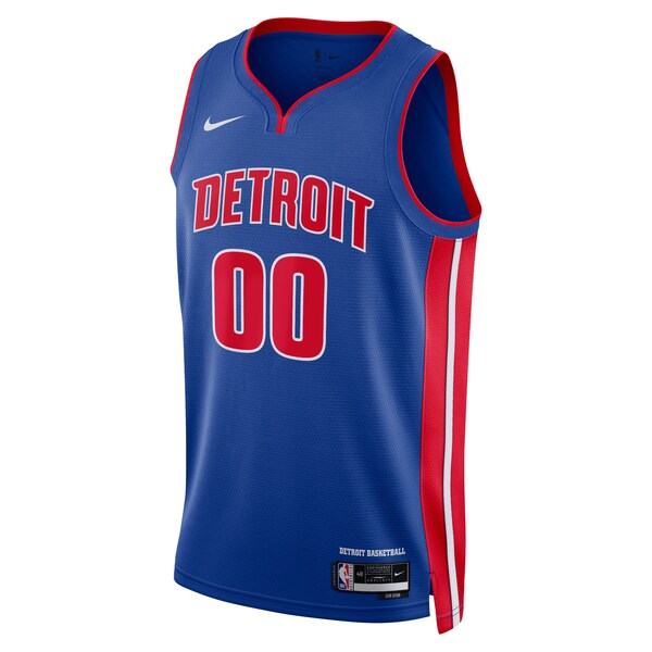 Detroit Pistons Nike Unisex Swingman Custom Jersey Blue - Icon Edition - Image 2