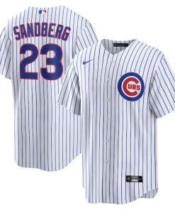 Ryne Sandberg Chicago Cubs Nike Home Retired Player Replica Jersey - White