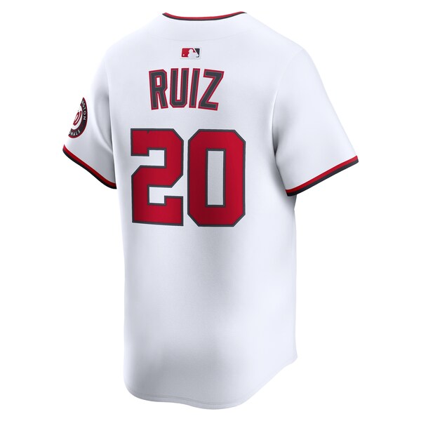 Keibert Ruiz Washington Nationals Nike Alternate Limited Player Jersey - White - Image 3