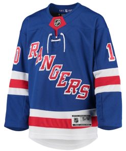 Alternative view of Artemi Panarin New York Rangers Youth Home Premier Player Jersey - Blue