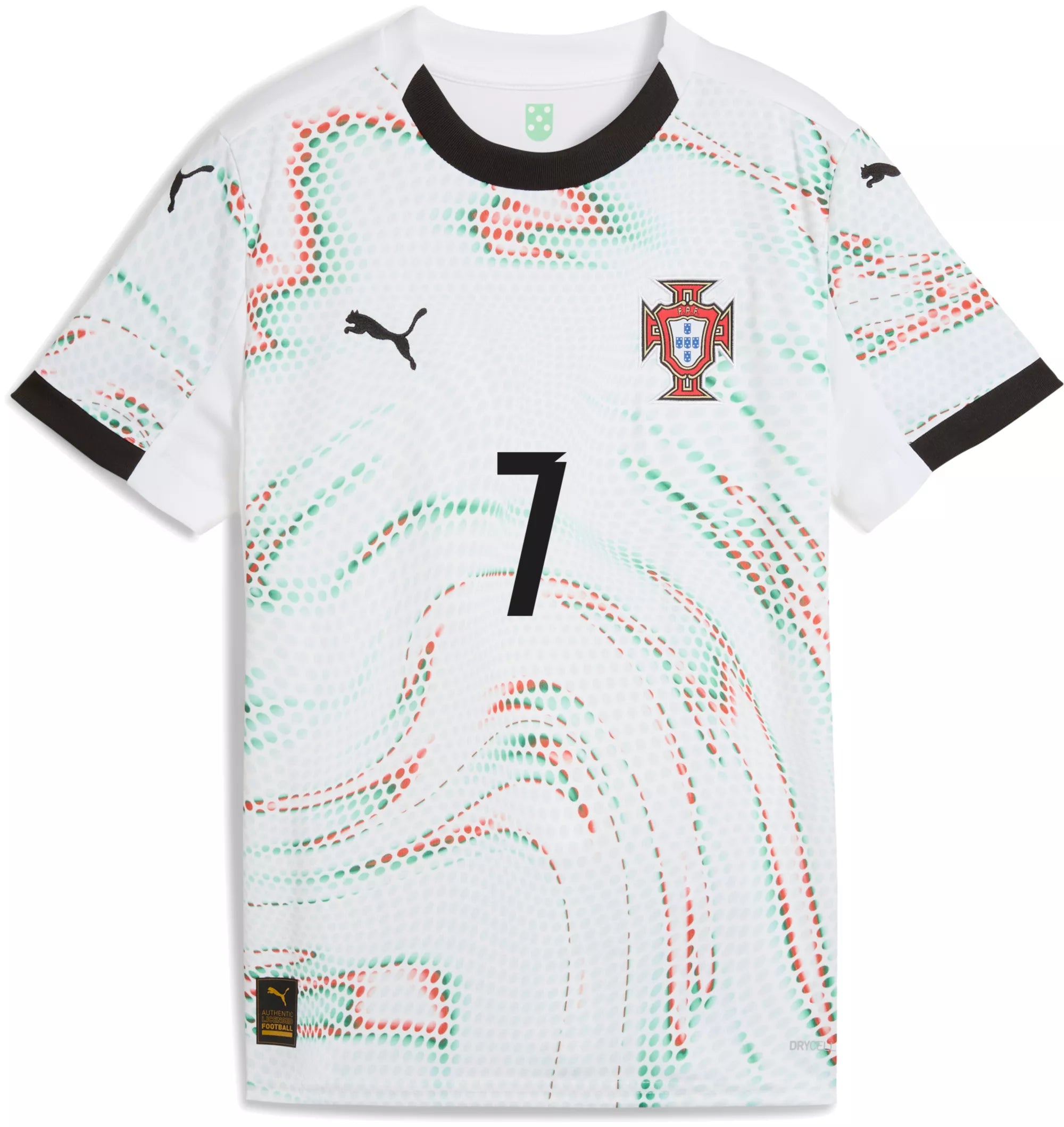 2025 PUMA Cristiano Ronaldo Portugal Youth Away Authentic Jersey - Image 2