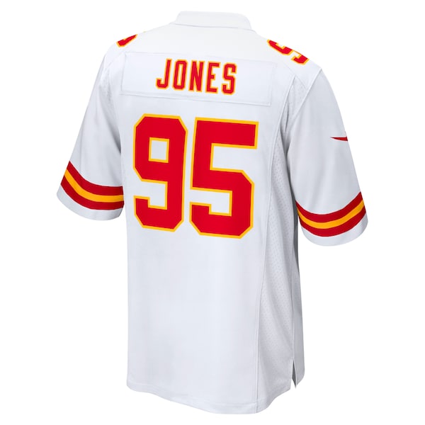 Chris Jones Kansas City Chiefs Nike Game Jersey - White/Red - Image 4