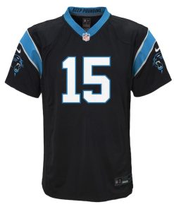 Alternative view of Jimmy Horn Jr. Carolina Panthers Nike Youth Team Game Jersey - Black