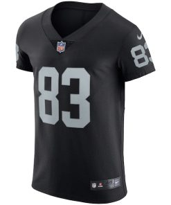 Alternative view of Darren Waller Las Vegas Raiders Nike Vapor Elite Jersey - Black