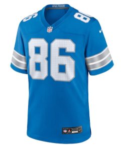 Alternative view of Anthony Firkser Detroit Lions Nike Team Game Jersey -  Blue