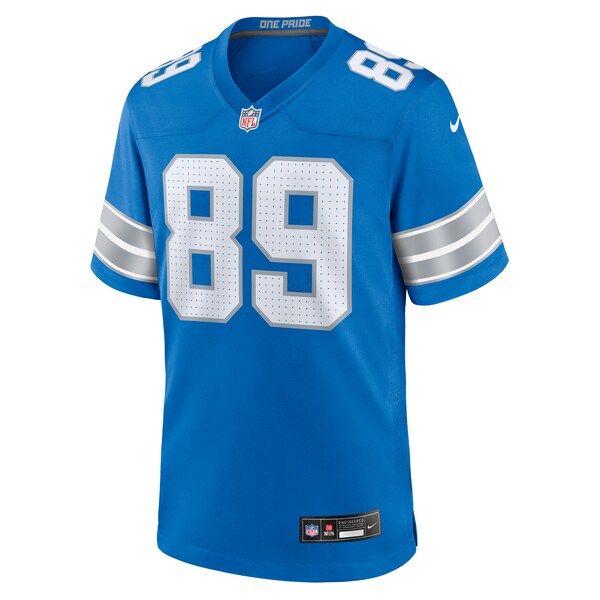 Brock Wright Detroit Lions Nike Team Game Jersey - Blue - Image 3