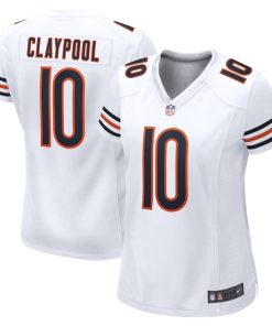 Chase Claypool Chicago Bears Nike Women's Game Player Jersey - White