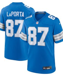 Sam LaPorta Detroit Lions Nike Game Jersey - Blue