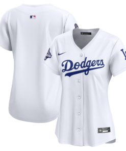 Los Angeles Dodgers Nike Women's Home 2025 World Series Champions Limited Jersey - White
