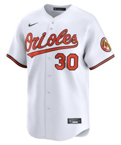 Alternative view of Grayson Rodriguez Baltimore Orioles Nike Alternate Limited Player Jersey - White