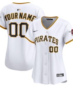 Pittsburgh Pirates Nike Women's Home Limited Custom Jersey - White